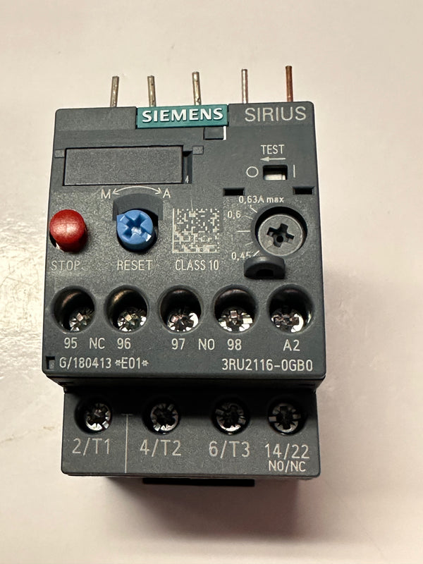 SIEMENS 3RU2116-0GB0 Overload Relay