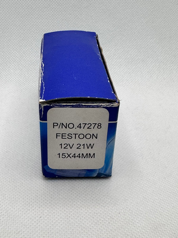 12V 21W C21W SV8-5.8 Festoon Globes (box of 10) 47278