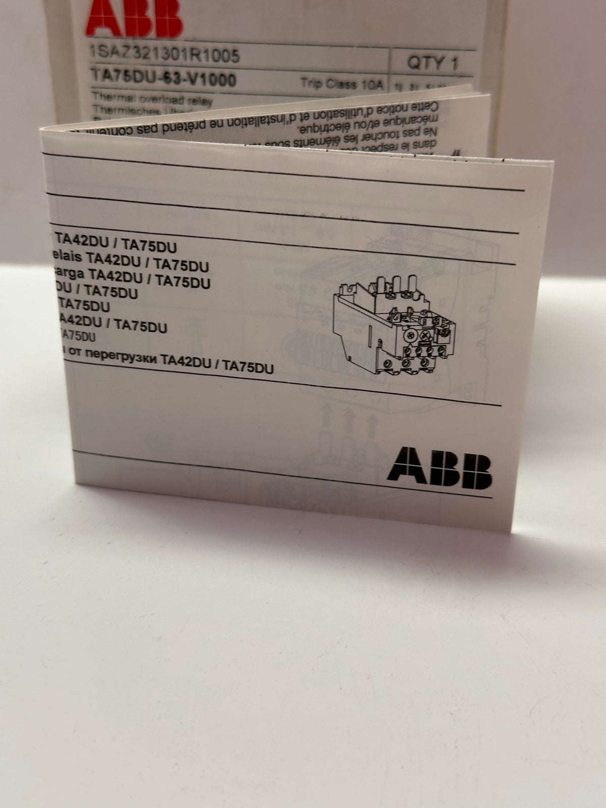 ABB 1SAZ321301R1005 Thermal Overload Relay (TA75DU63V1000)