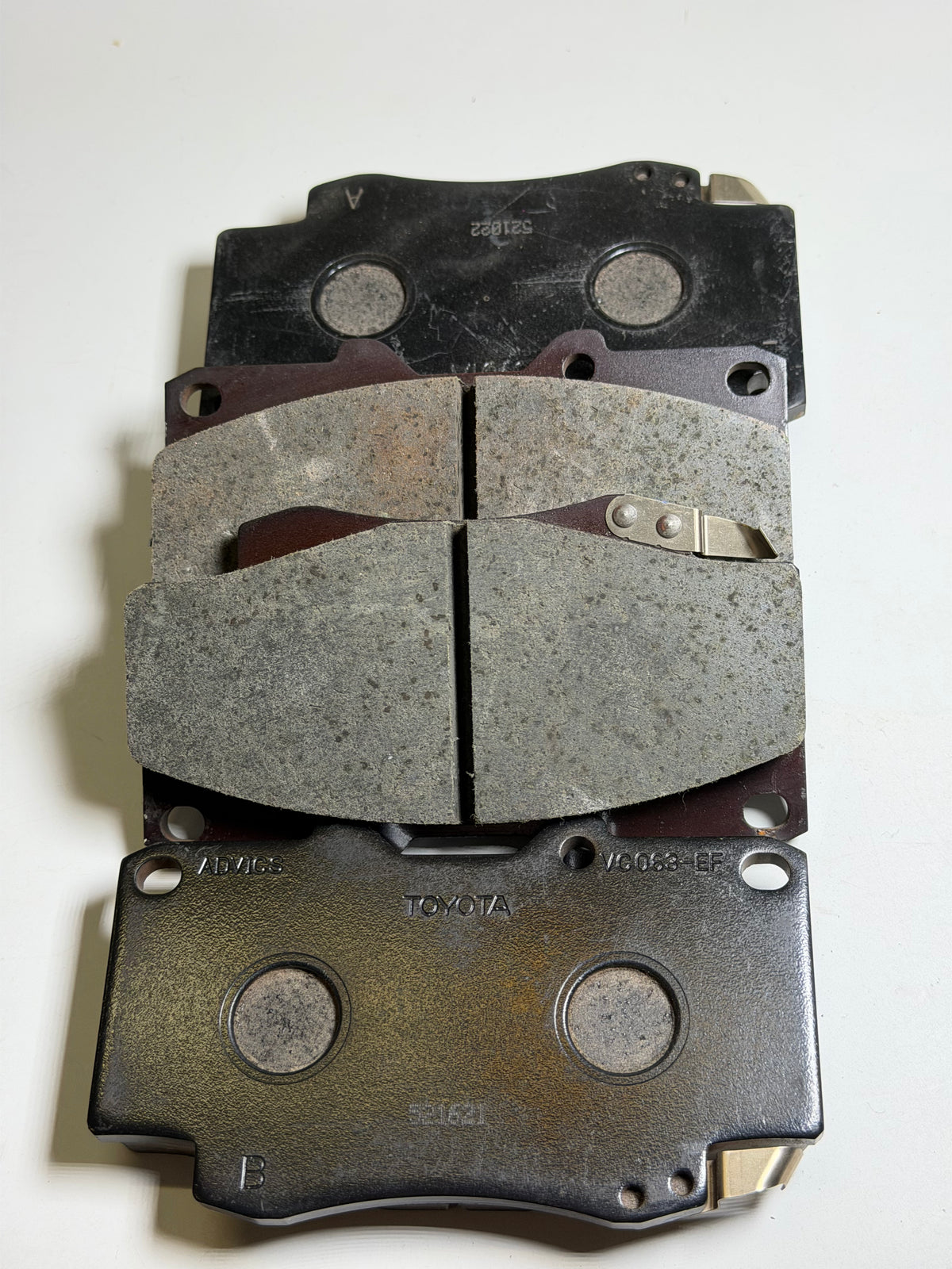 Toyota 04465-52310 Genuine Front Brake Pad Set — VC063-EF