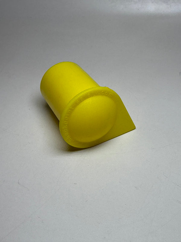 Dustlite LR Size 22 Wheel Nut Indicator and Dust Cap in Yellow, Bag of 10
