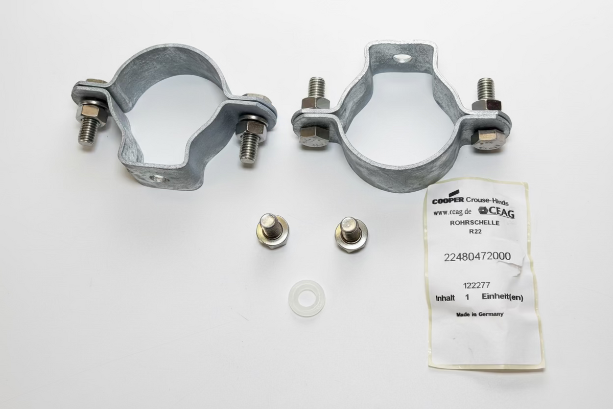 Eaton Crouse-Hinds 22480472000 CEAG nLLK 15 Pipe Clamp Set