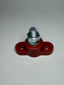JB3816RD 250A Single Insulated Terminal Stud, 3/8 - 10mm - RED