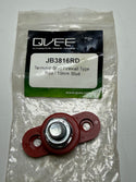JB3816RD 250A Single Insulated Terminal Stud, 3/8 - 10mm - RED