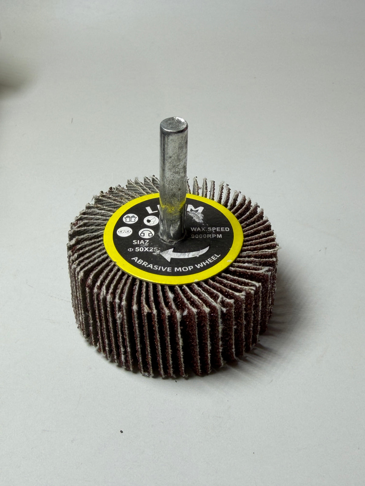 LDVM 50 × 25 mm Flap Wheels, 80 Grit — Bag of 50