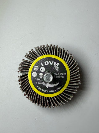 LDVM 50x25x80 Grit Flap Wheel, bag of 50