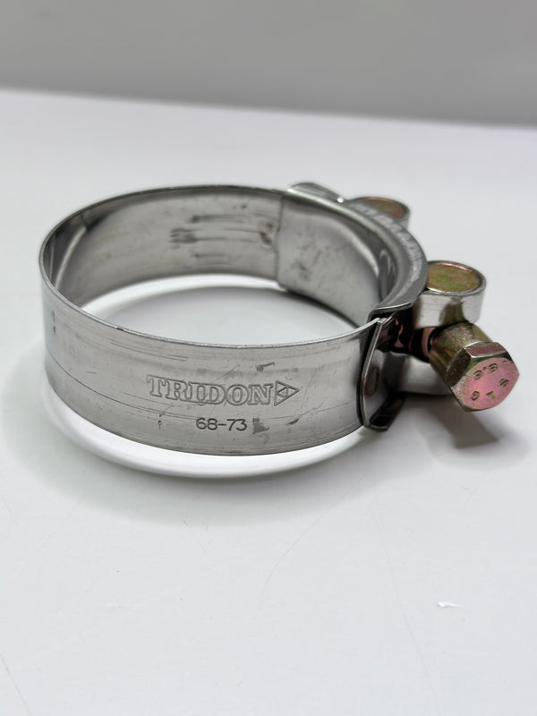 Tridon TTBY68-73P T-Bolt Clamp, S/S Solid Band 68-73mm