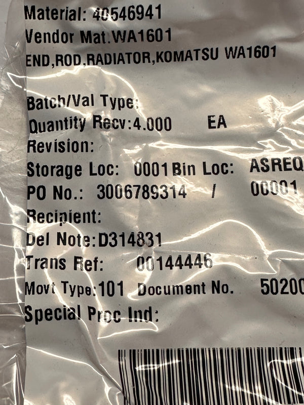 KOMATSU WA1601 Rod End