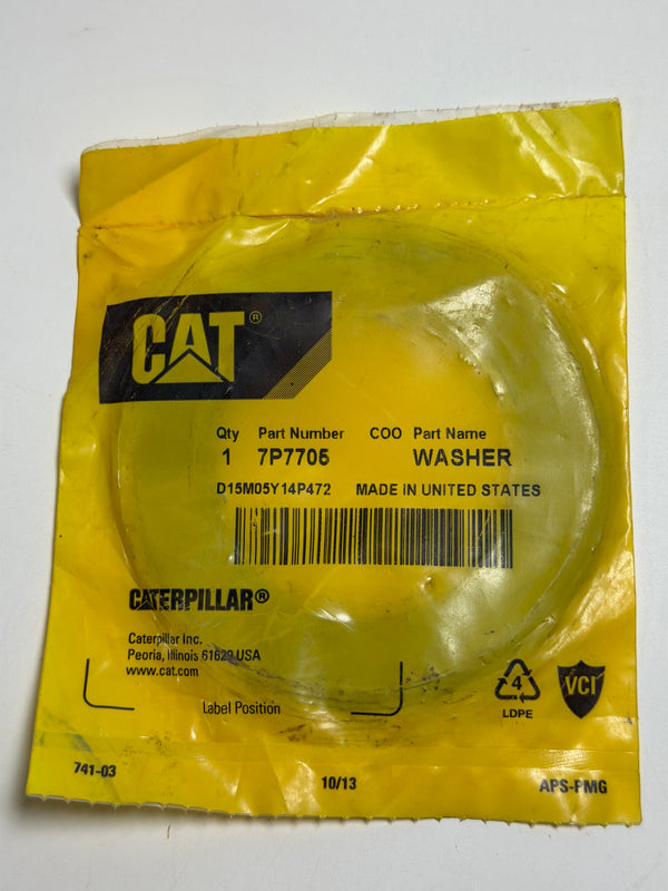 7P-7705 Flat Washer, 54mm ID - Genuine CAT Part