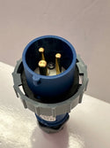 Mennekes 16A AM-TOP IP67 Blue Cable Mount 3Ph Industrial Plug, 230V
