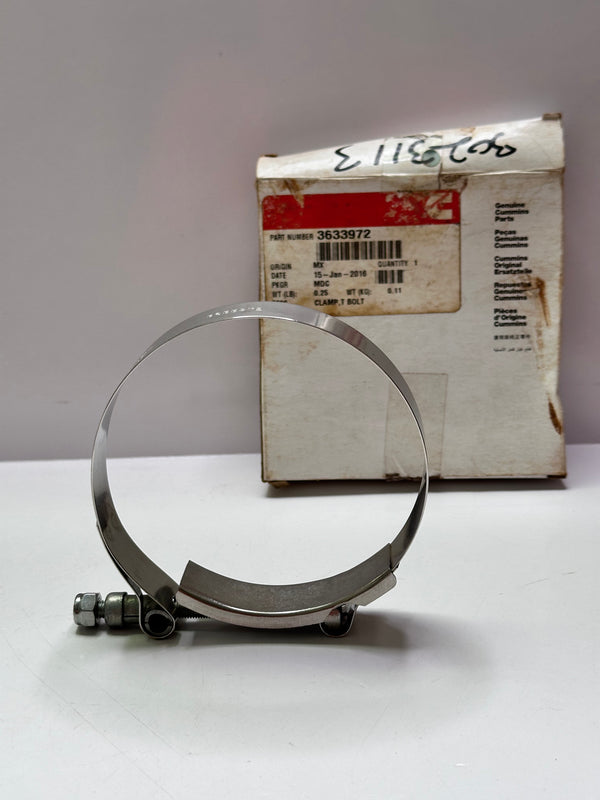 Cummins 3633972 T-Bolt Clamp | Mining & Industrial Surplus