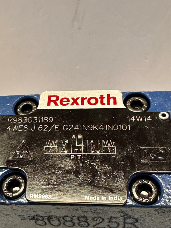 BOSCH REXROTH 4WEH10E47U/4WE6J62/Z2FS6-2-44 Directional Valve.