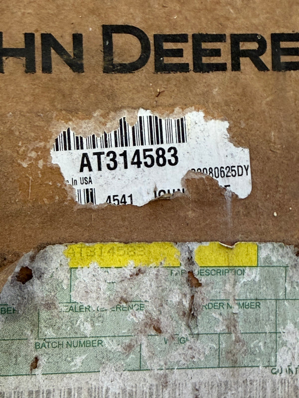 John Deere AT314583 Secondary Air Filter Element