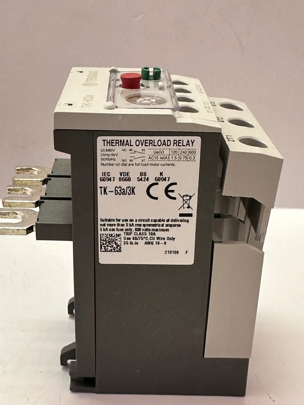 Terasaki TK-63a 34~50A Thermal Overload Relay (820731)
