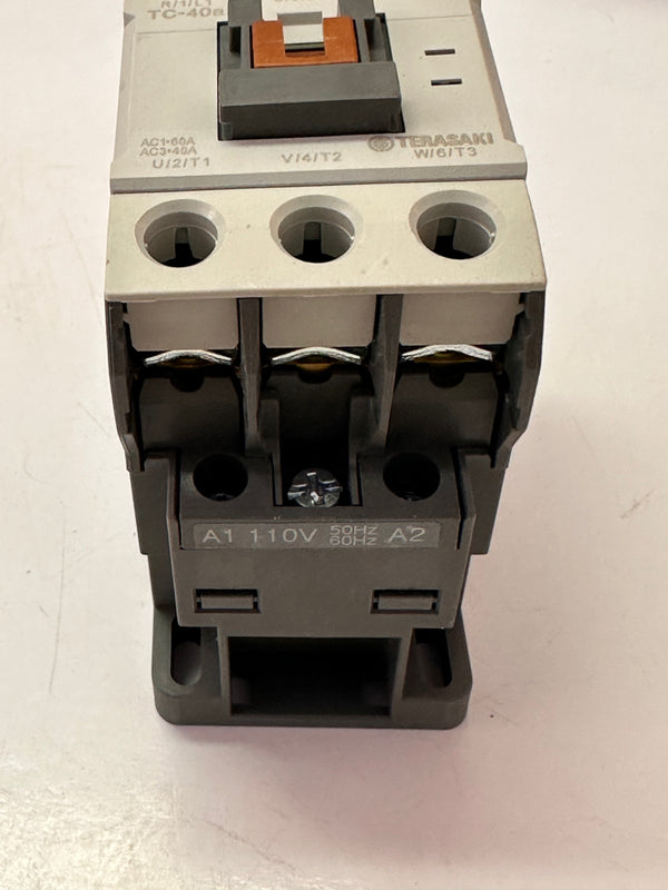 Terasaki TC 40a 3 Pole Contactor 110V Mining Industrial Surplus Terasaki tc 40a 3 pole contactor 110v mining industrial surplus