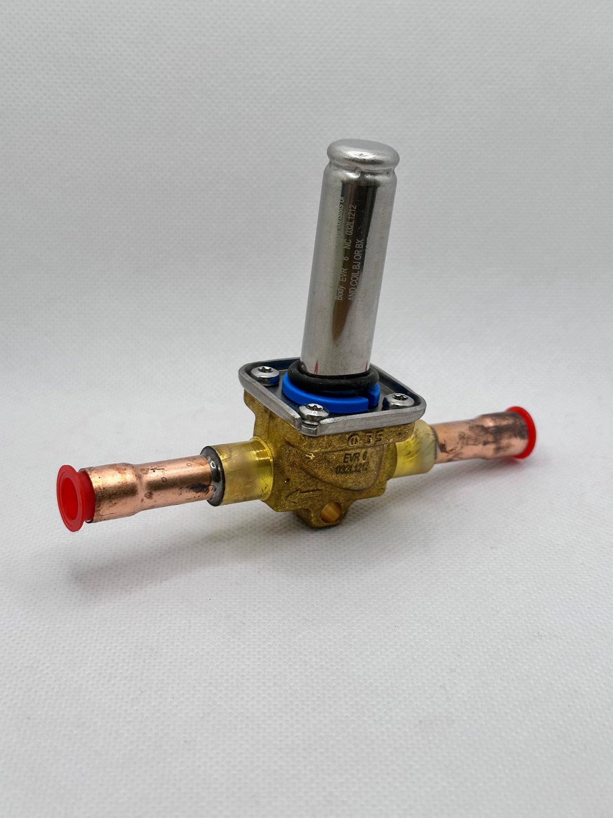 Danfoss 032L1212 EVR 6 Solenoid Valve, 3/8-Inch ODF, No Coil