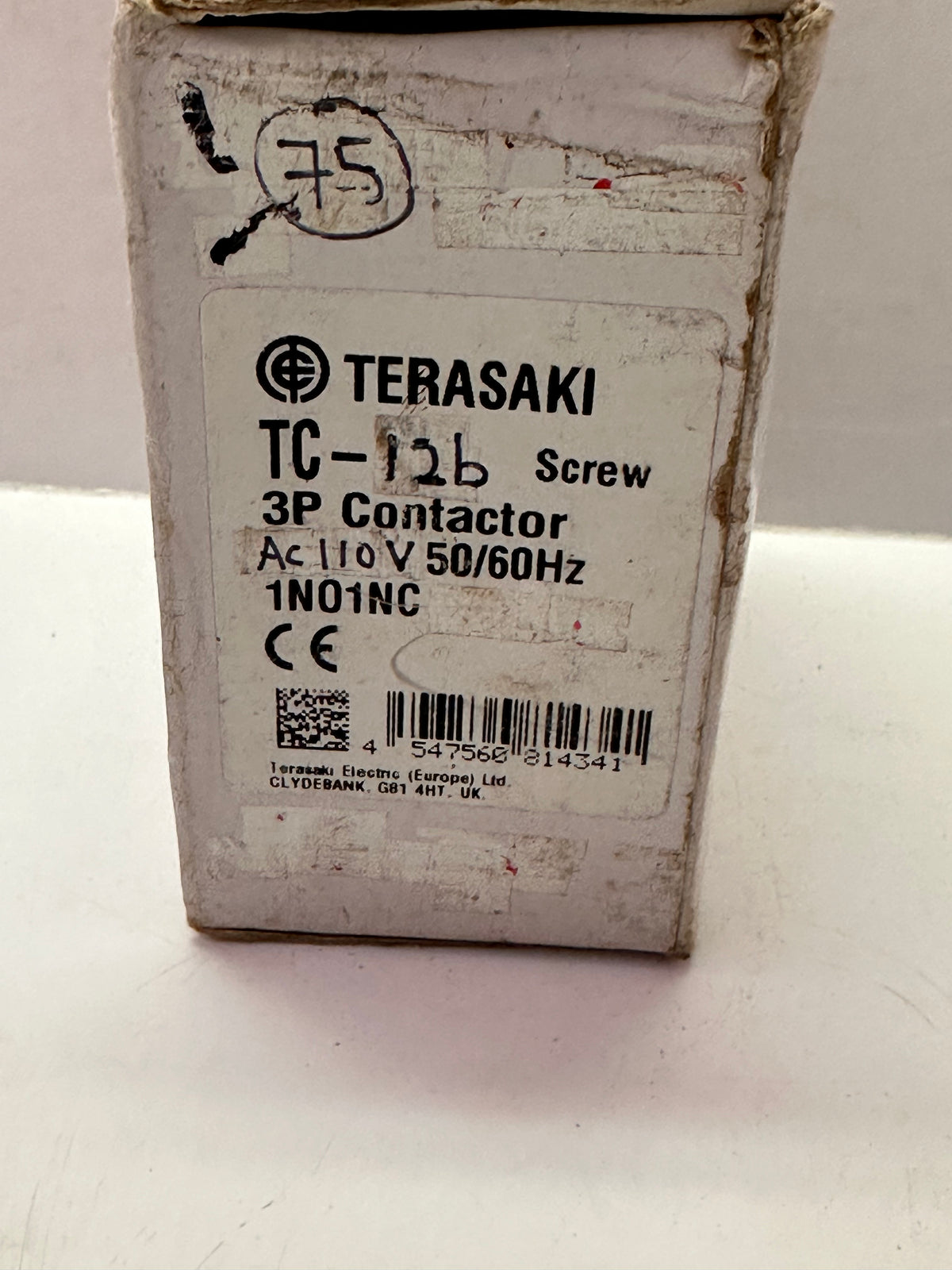 Terasaki TC-12b 3-Pole Contactor — 110 VAC, 813771