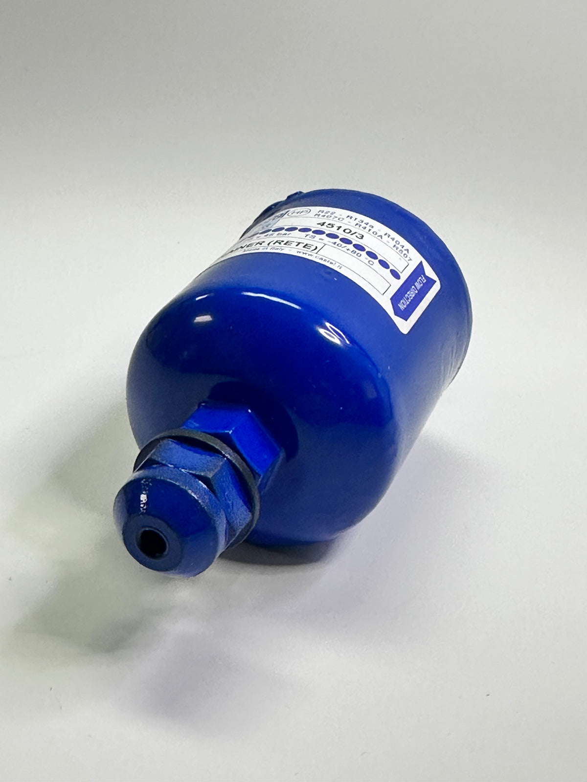 Castel 4510/3 Oil Strainer — 3/8" SAE Flare
