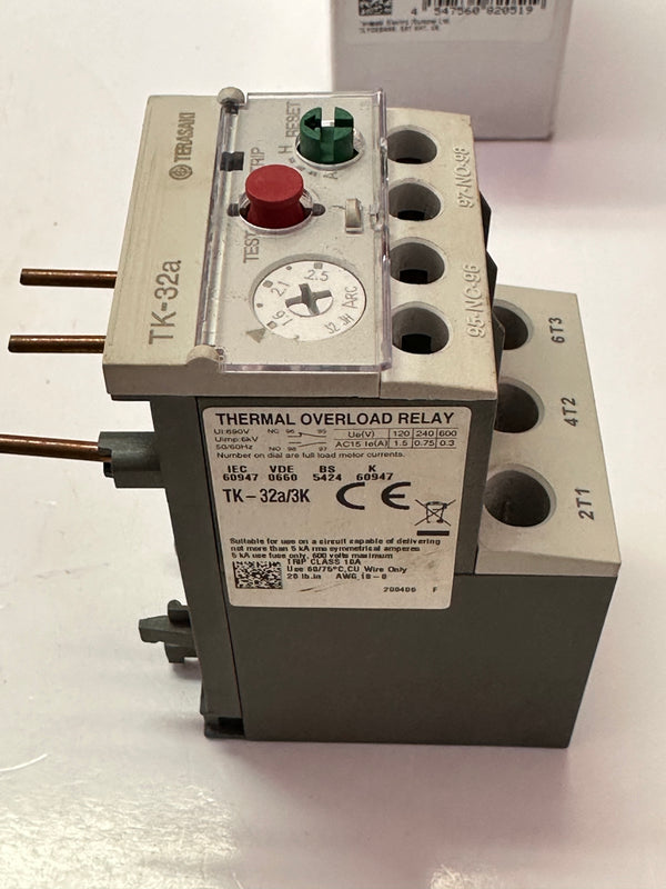 TERASAKI TK-32a 1.6~2.5A Thermal O/L Relay