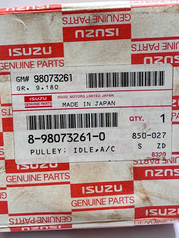 Isuzu 8980732610 A/C Idle Pulley 8-98073261-0
