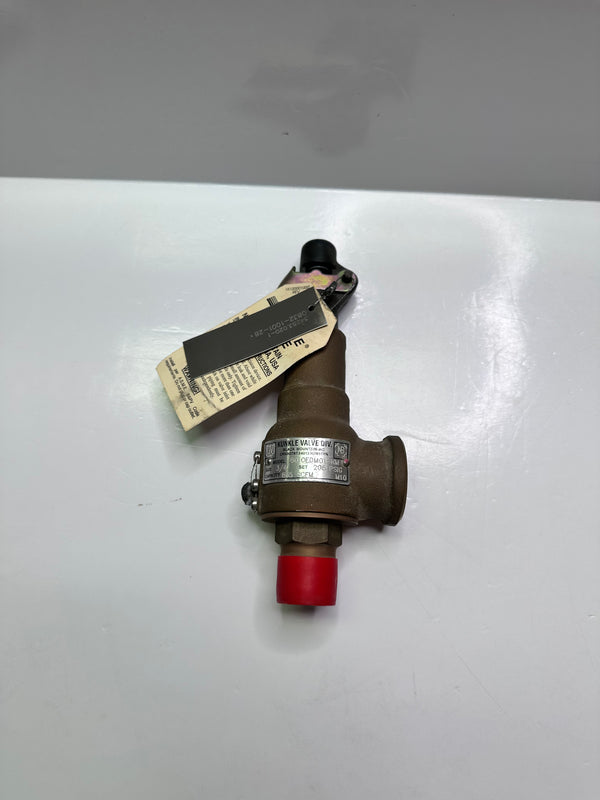 Kunkle 6010EDM01-KM Relief Valve 3/4" Set to 205psi, 1413kPa