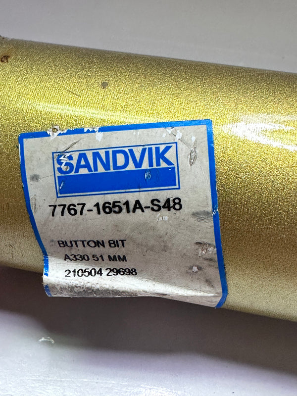 Sandvik 7767-1651A-S48 Button Bit  A330 51mm
