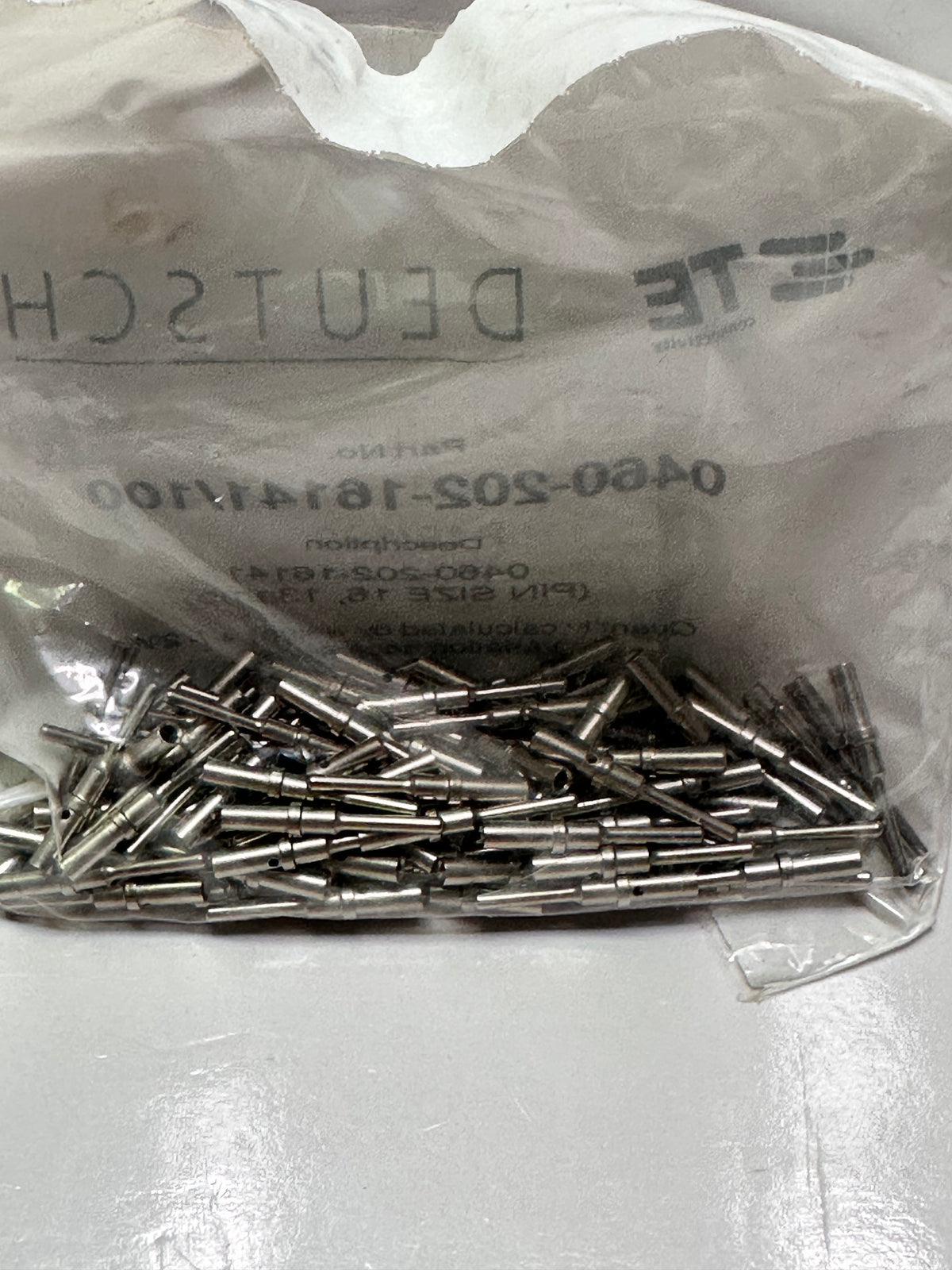 Deutsch 0460-202-16141 Size 16 Nickel Pins, Bag of 100