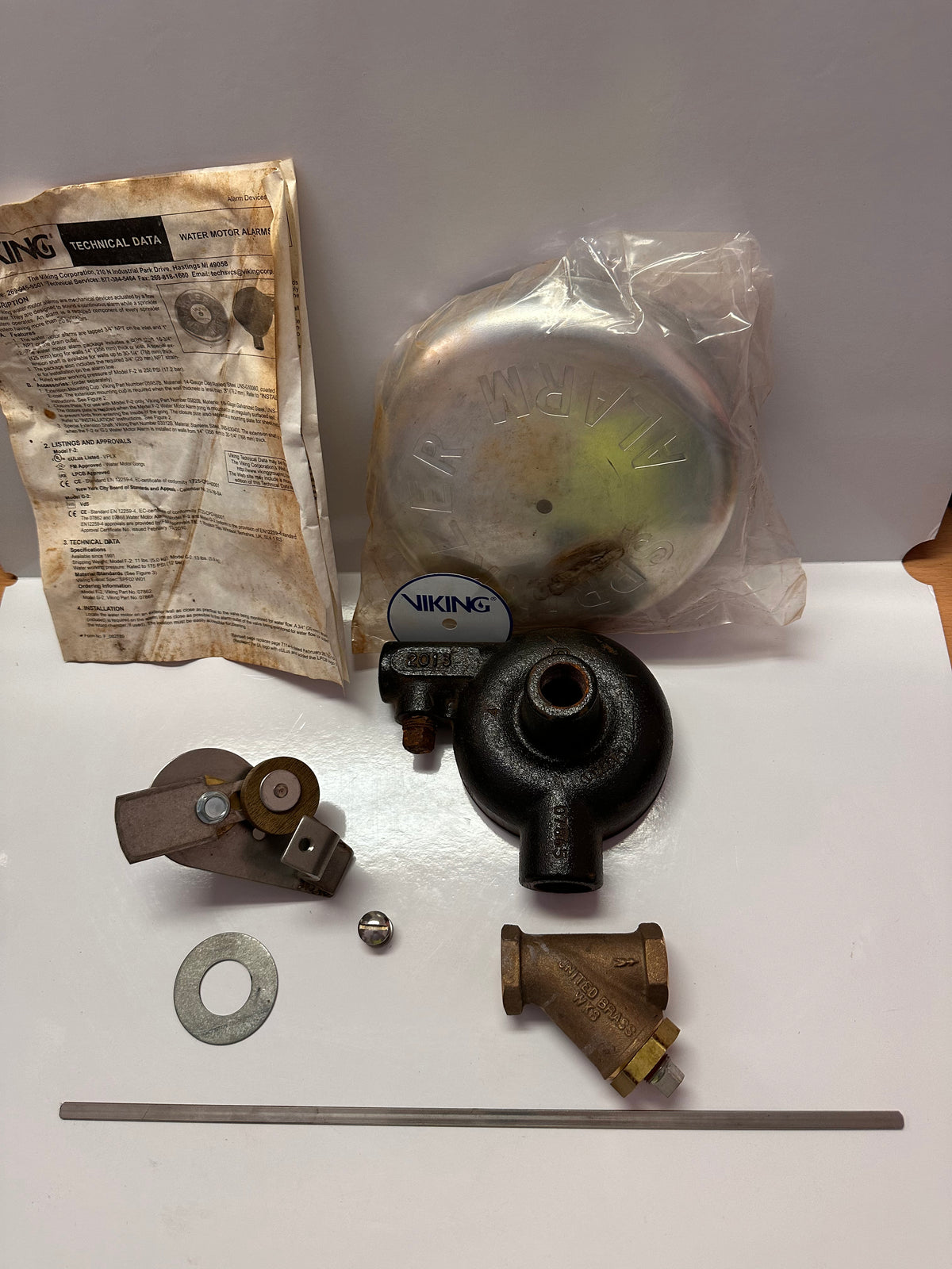 Viking 07862 F-2 Water Motor Alarm Gong — As Shown