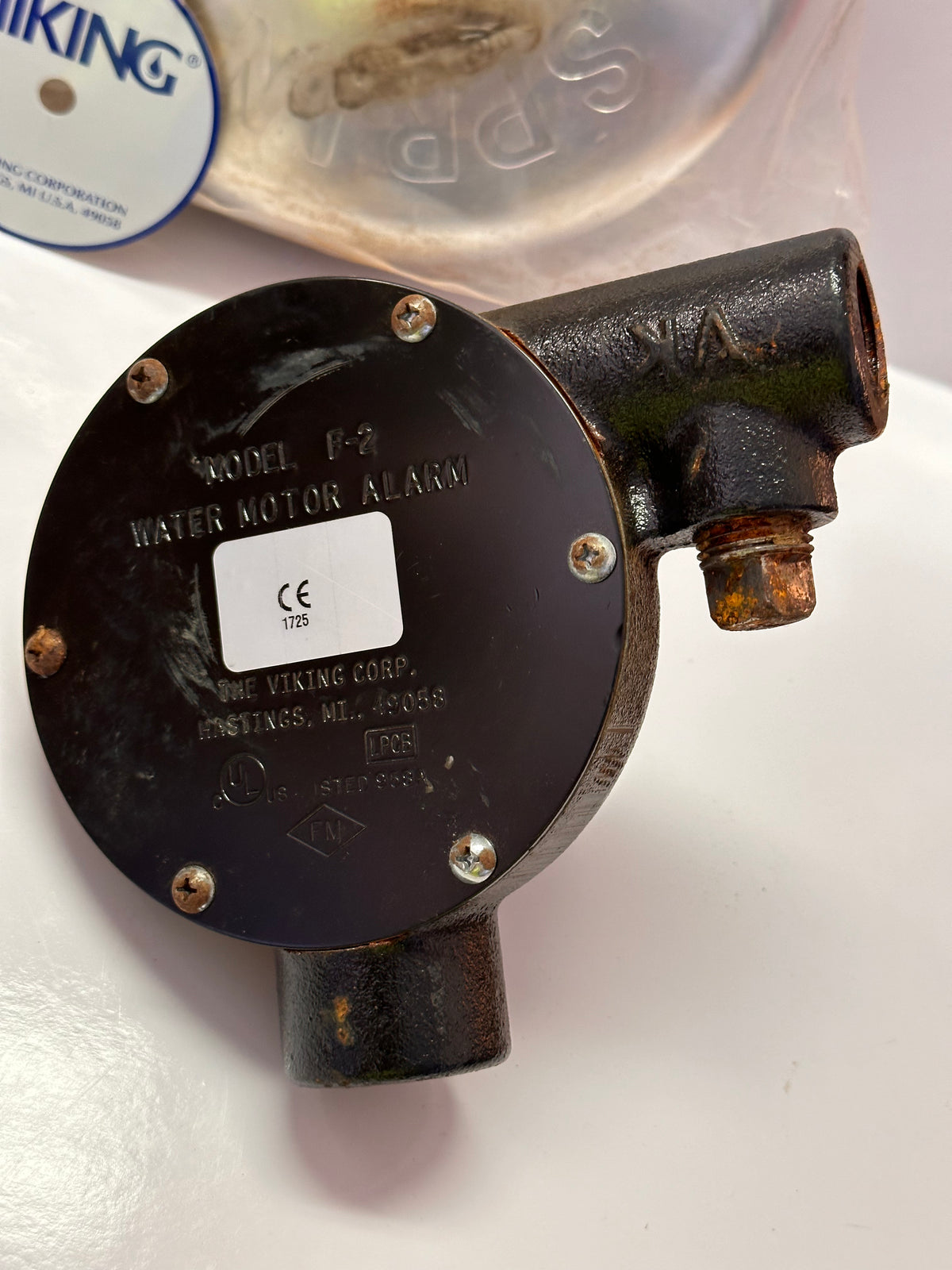 Viking 07862 F-2 Water Motor Alarm Gong — As Shown