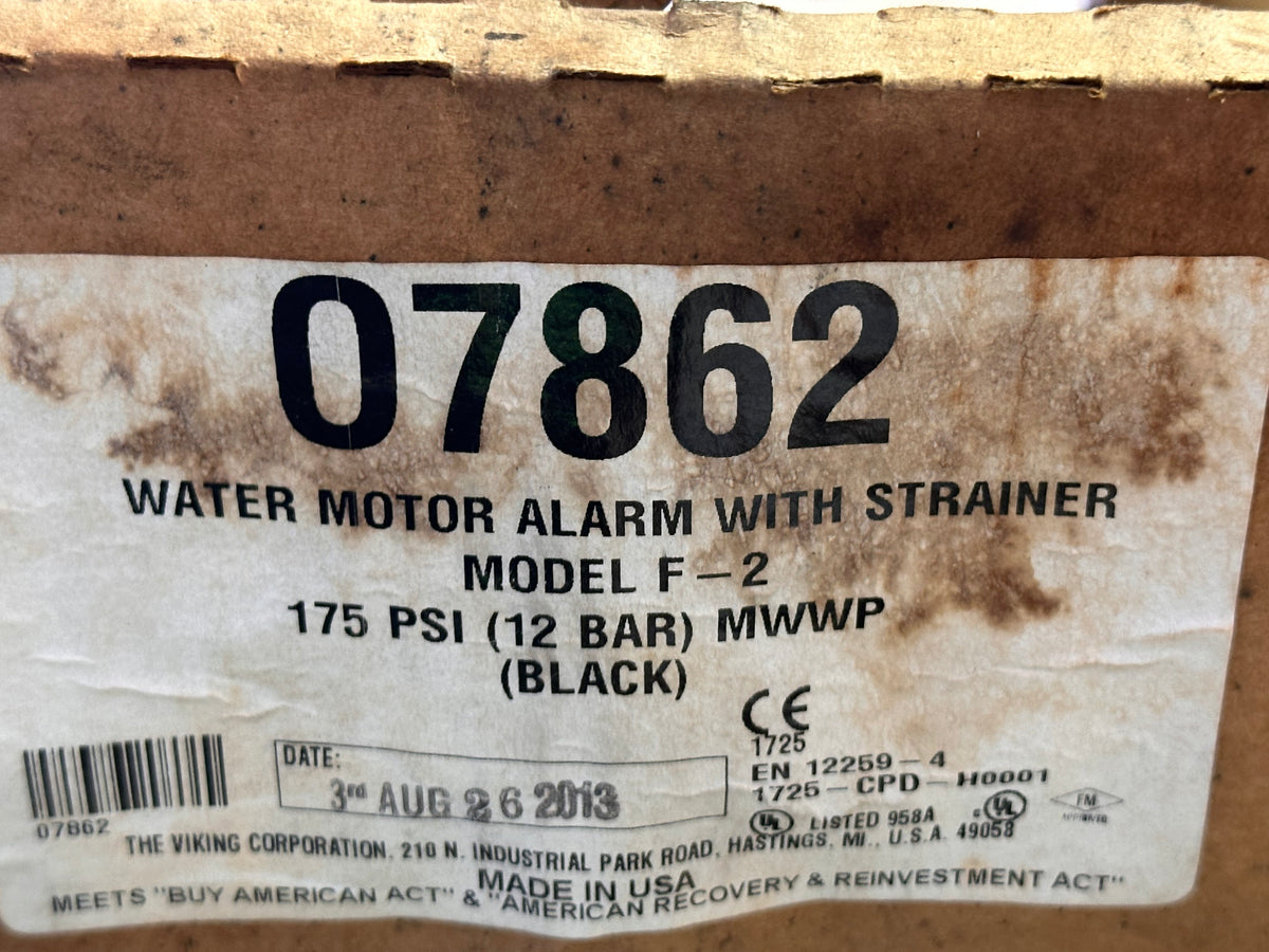 Viking 07862 F-2 Water Motor Alarm Gong — As Shown