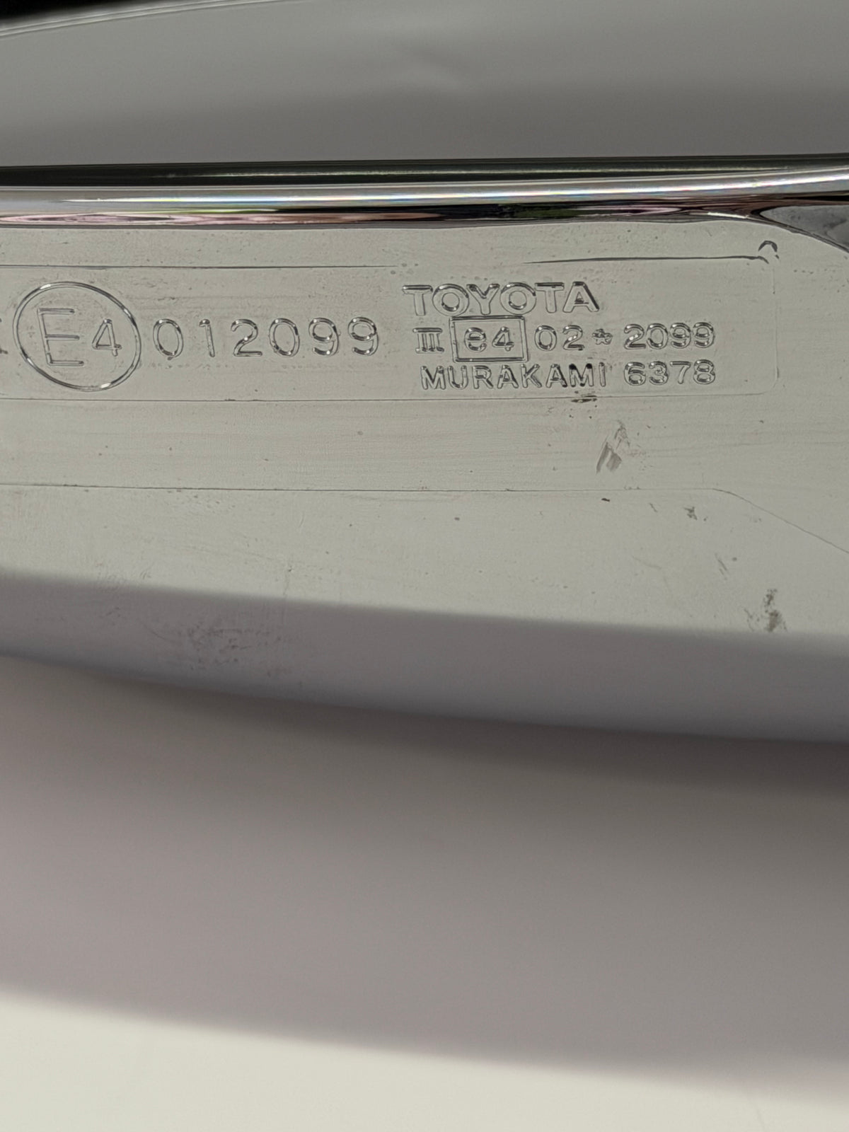 Toyota TLF-81003LHG Genuine Electric Chrome Door Mirror (Passenger Side)