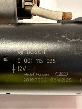 Bosch 000115035 Starter Motor 12V