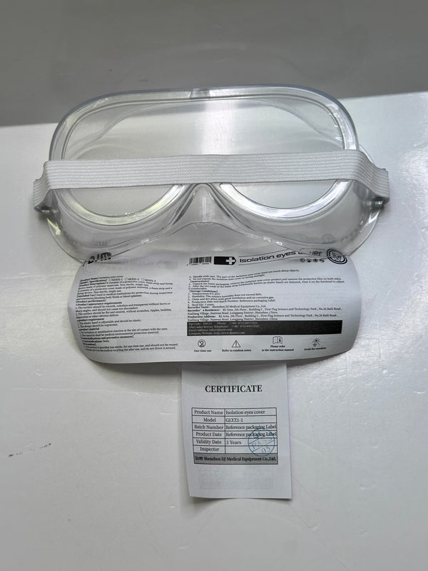 DJM GLYZ1-1 Isolation Eye Cover/Goggles, Clear    DJM4.0           Box of 20