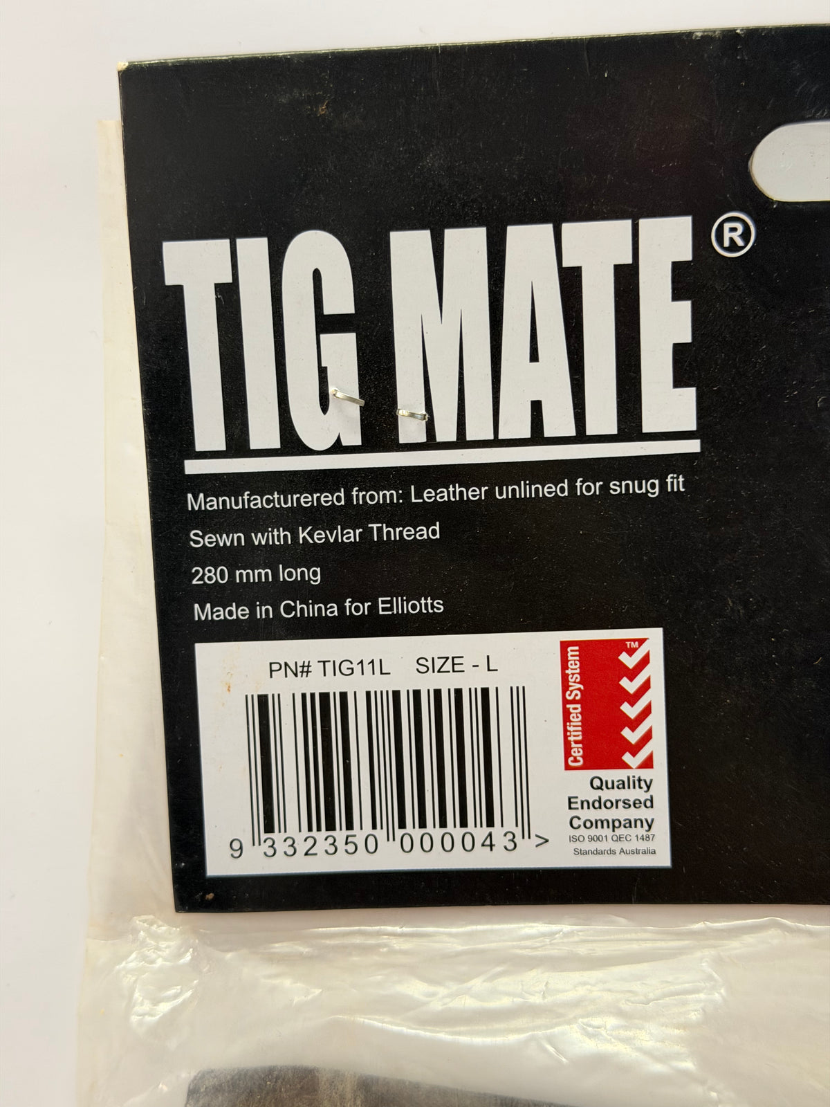 Elliotts TIGMATE (TIG11L) Welding Gloves
