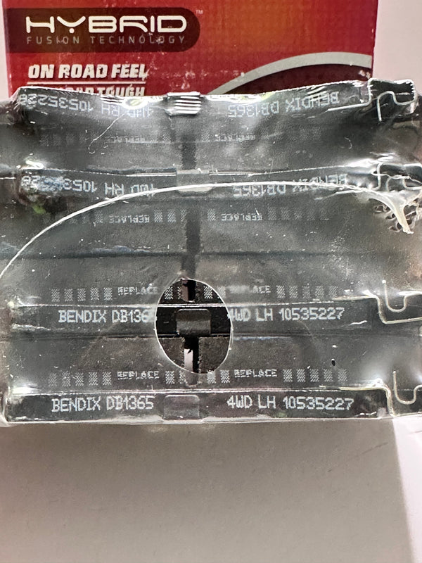 Bendix DB1365/4WD Brake Pad Set, Front for Toyota Landcruiser