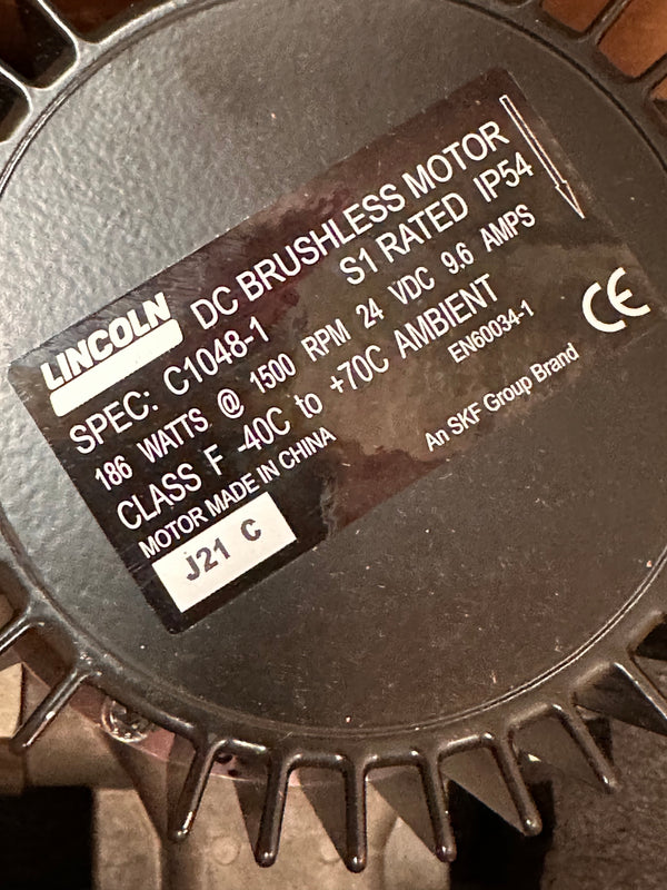 Lincoln electric 85737 flow master II Rotary Driven 24V Pump, Series A