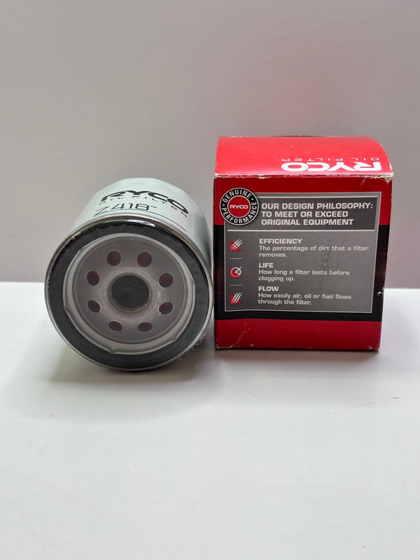 Ryco Z418 Oil filter with Anti-Drain Back Valve