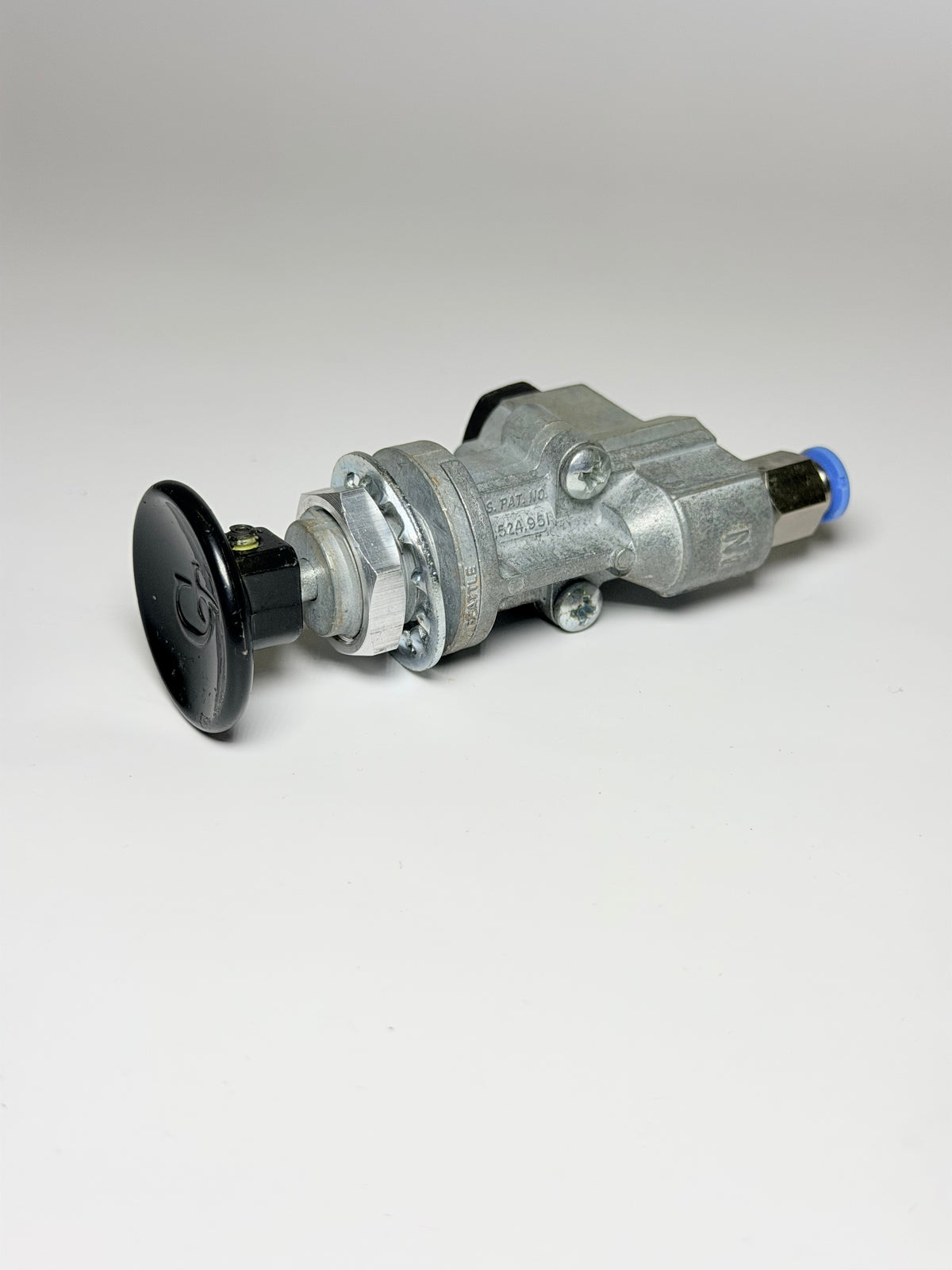 134-3 Air Seat Control Valve, 3-way push-pull pneumatic