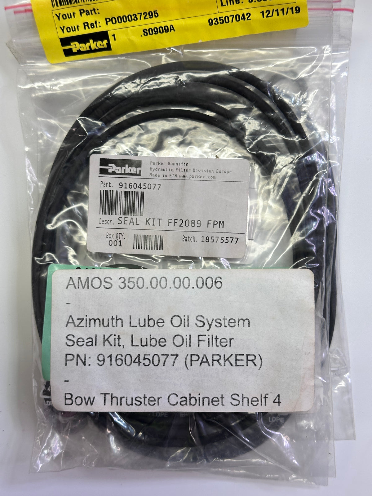 Parker 916045077 FF2089 Gasket / Seal Kit — FPM Viton