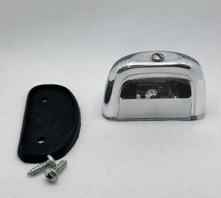 Hella 2552 Vintage Chrome Licence Plate Lamp