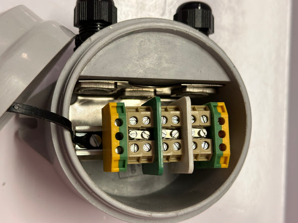 CCG Junction Box 100201, 3 Way, 20mm Bottom Entry (Grey) | Mining ...