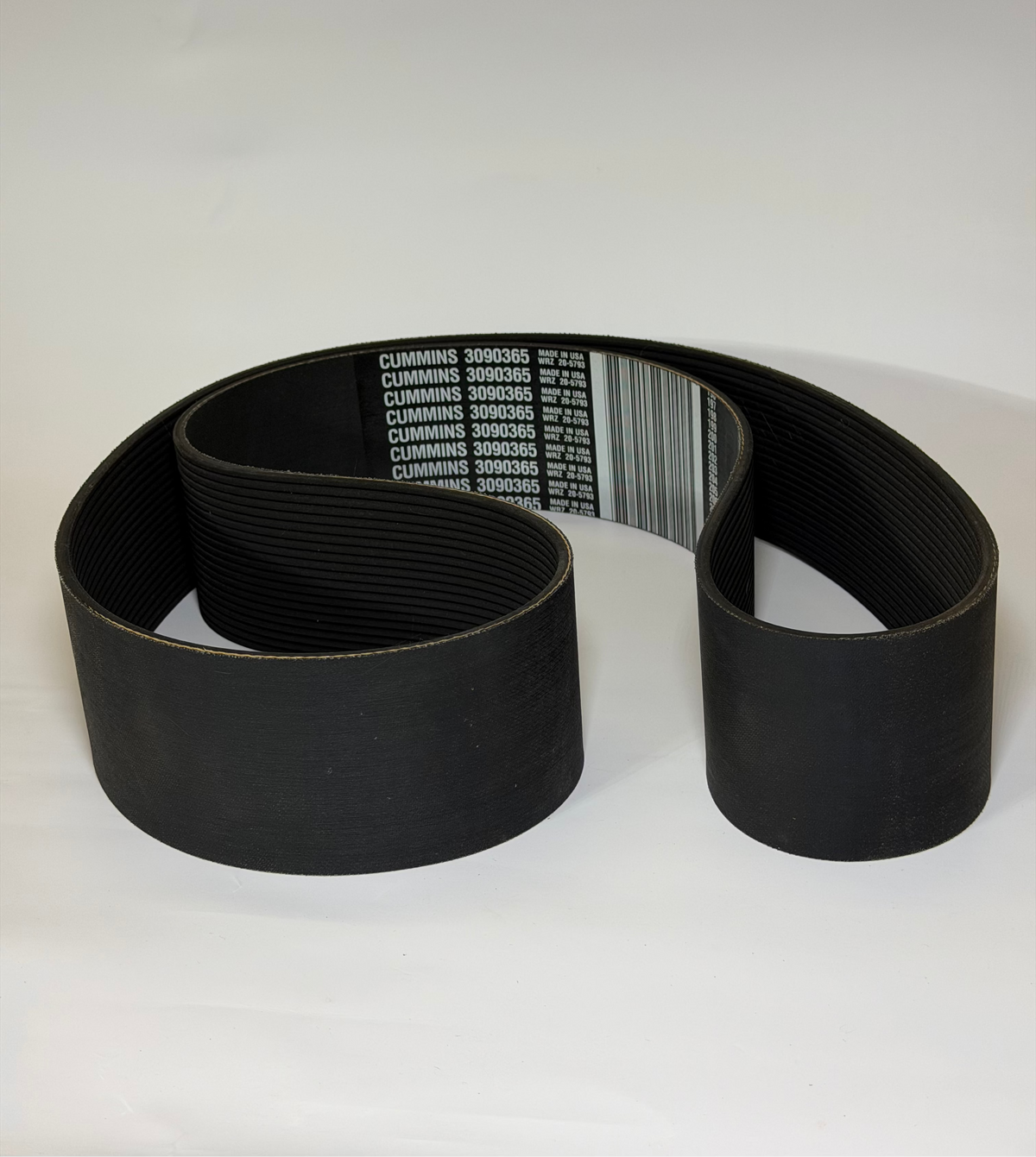 Hitachi 4S00297 Fan Belt, by Cummins 3090365 Ribbed V-Belt