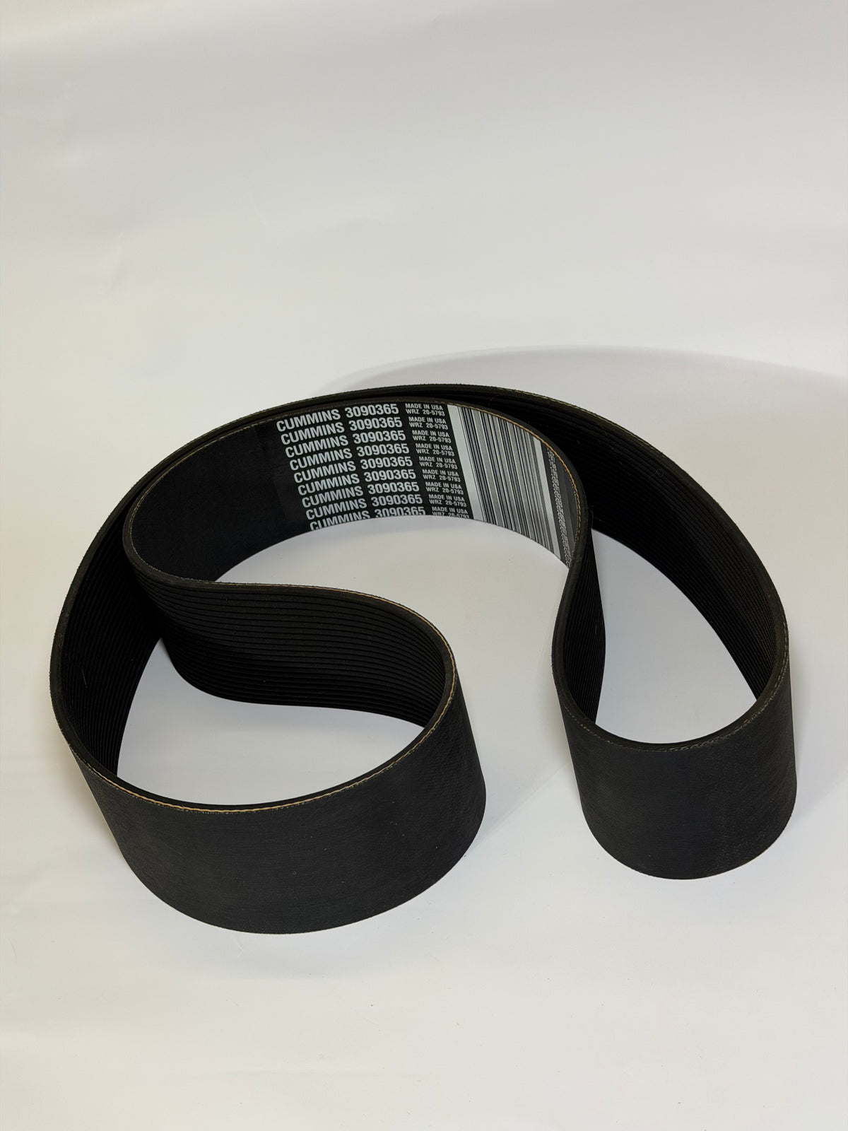 Hitachi 4S00297 Fan Belt, by Cummins 3090365 Ribbed V-Belt