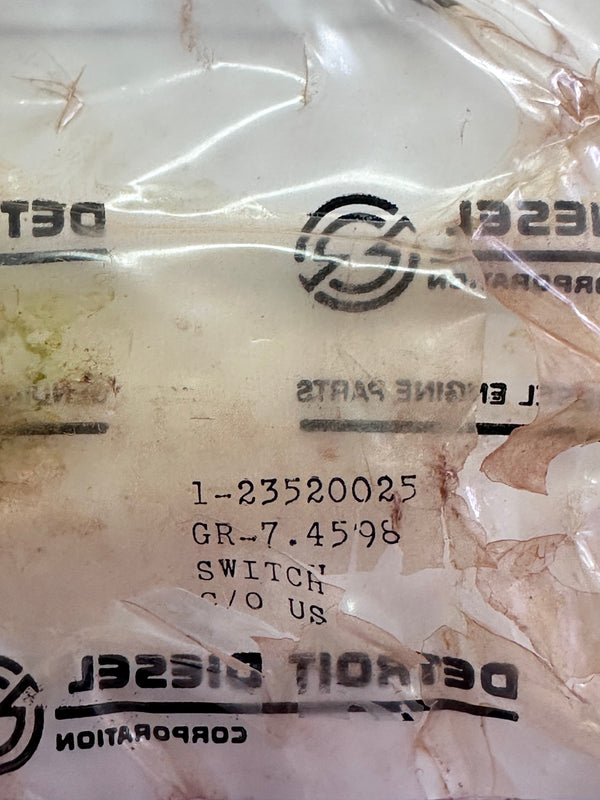 23520025 Pressure Switch, 20psi Close