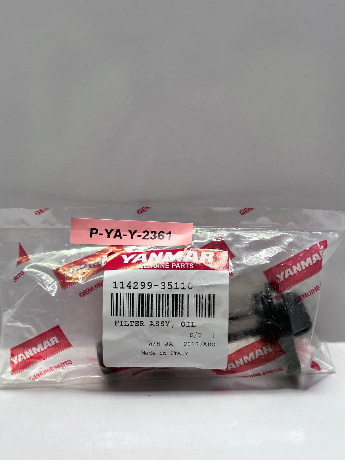 Yanmar 114299-35110 Genuine Oil Filter Assy for L Series Engines