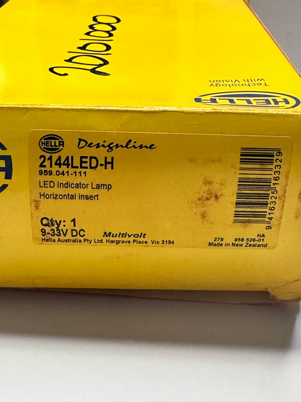 Hella 2144LED-H Designline LED Module, Rear directional Indicator Lamp