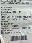 Komatsu 58D-06-10061 Fog Lamp, LED 12-48V, Flange Mounted
