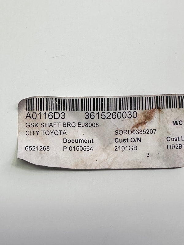 Toyota 36152-60030 Gasket, Output Shaft Bearing Retainer