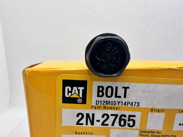 2N-2765 Stainless Steel Hex Flange Head Bolt 3/8" - 16 x 1 3/4" - Genuine CAT part box of 10