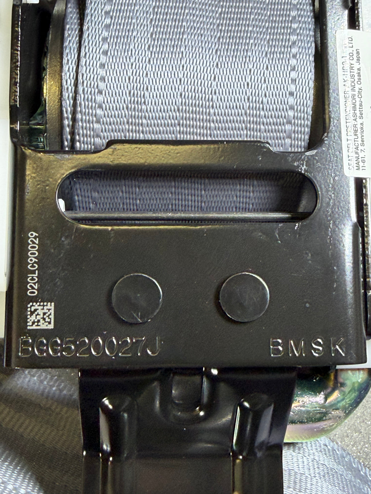 Mitsubishi MK620645 Genuine Seat Belt Assembly